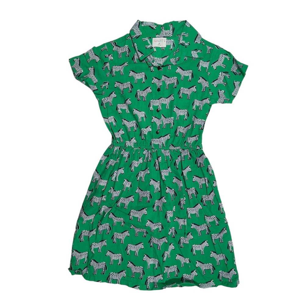 compañia fantastica zebra print dress XS